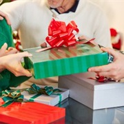 Give and Receive Christmas Gifts
