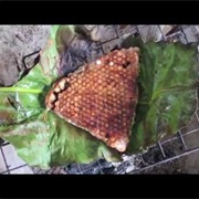 Barbecued Bee Larvae