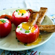 Egg Stuffed Tomatoes