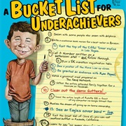 Create a Bucket List of 30 Items for 30 Days