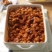 Sausage and Five Bean Casserole