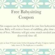 Babysit for Free
