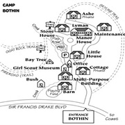 Girl Scout Museum, Oakland, California and at Camp Bothin in Fairfax, California
