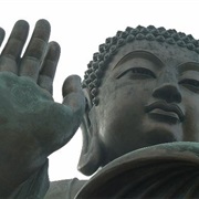 Visiting the Big Buddha on Lantau, Hongkong
