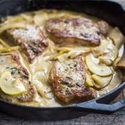 Pork With Cider and Cream