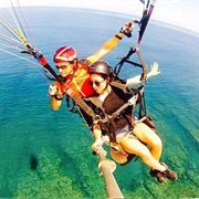 Paragliding in St-Leu, Réunion
