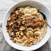 Nut Butter Banana Oatmeal