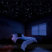 Have Glow in the Dark Stars on a Ceiling