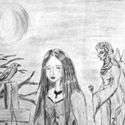 Woman at Grave Angelina Jensen