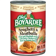Chef Boyardee Spaghetti and Meatballs
