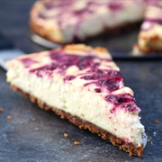 Passionfruit and Raspberry Cheesecake