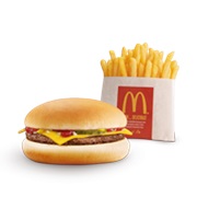 Cheeseburger &amp; Small Fries Snack Deal
