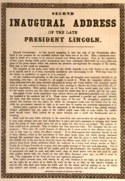 Abraham Lincoln&#39;s Second Inaugural Address (Abraham Lincoln)