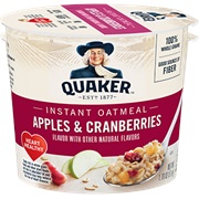 Quaker Instant Apple Cranberry Oatmeal Cups