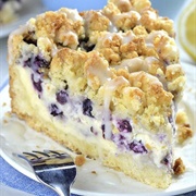 Blueberry Crumble Cheesecake