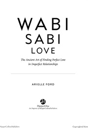 Wabi Sabi Love (Arielle Ford)