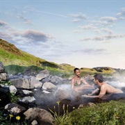 Hotsprings, Lava Caves & Waterfalls, Iceland