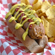Vegetarian Hot Dog
