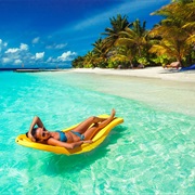 Go to the Beach in Maldives