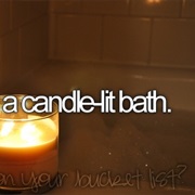 Have a Candle-Lit Bath