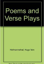 Poems and Verse Plays