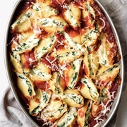 Spinach and Cheese Stuffed Shells