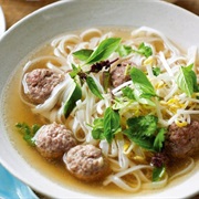 Beef Ball Noodle Soup