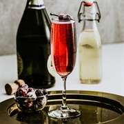 Cranberry-Ginger Mimosa