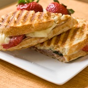 Strawberry Turkey Brie Panini