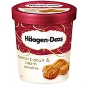 Speculoos Biscuit and Cream Ice Cream