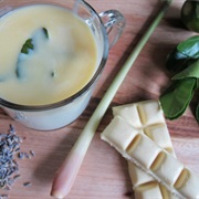 Lemon Lavender White Hot Chocolate