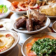 Traditional Nubian Village Meal in the Middle East