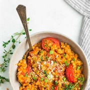Tomato Farro Risotto