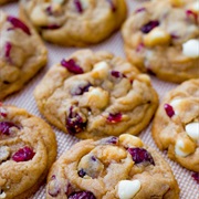 White Chocolate and Cranberry Cookie