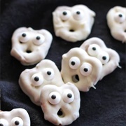 Ghost Pretzels
