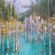Lake Kaindy, Kazakhstan
