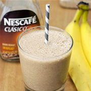 Coffee and Banana Milkshake
