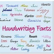 Create a Font Out of Your Handwriting