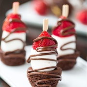 Chocolate Strawberry Dessert Kabobs