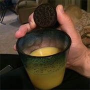 Oreos Dipped in OJ