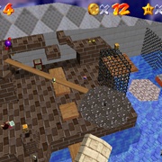 Go to Town for Red Coins on Wet-Dry World