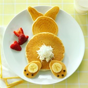 Make Bunny Pancakes