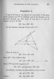 The Quadrature of the Parabola (Archimedes)