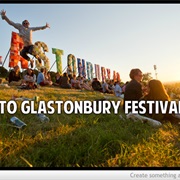 Go to Glastonbury Festival