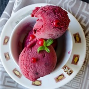 Cranberry Frozen Yogurt