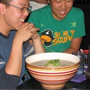 Kobe Sushi Bar Restaurant: 3 Liters of Ramen in 30 Min