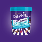 Raspberry Brownie Ice Cream