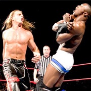 Shawn Michaels V Shelton Benjamin,Raw 2/5/2005