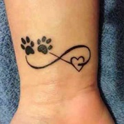 Paw Print and Heart