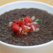Sopa De Frijol Nero